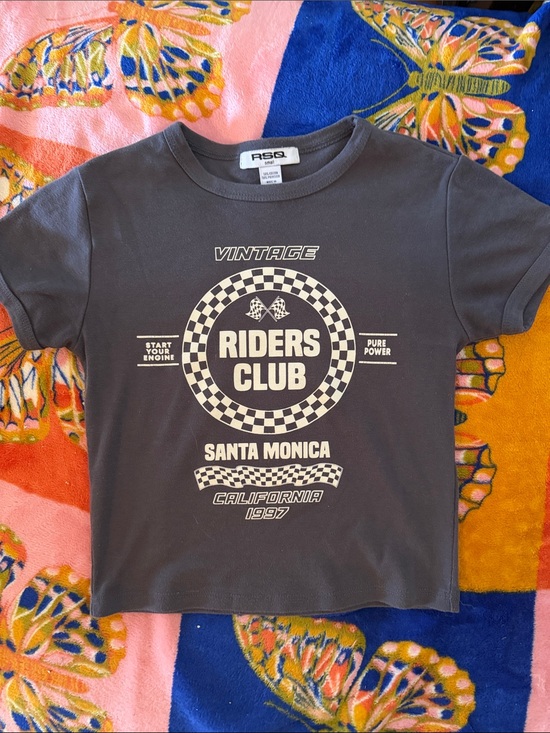 Tops - Women’s RSQ “Writers Club Santa Monica California 1997” Graphic Tee — Size Small